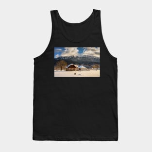 House by the mountains, winter time Tank Top